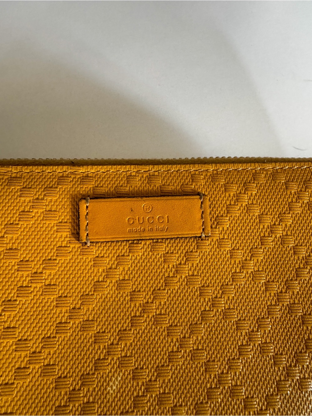 Gucci Yellow Bright Diamante Zip-Around Long Wallet | Giftable Set w/ Box - Picture 2 of 8